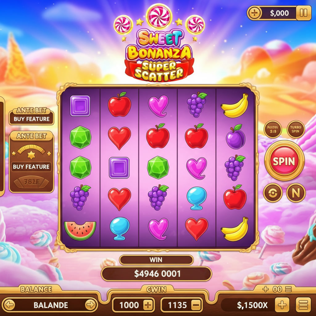 multiplier di slot sweet bonanza